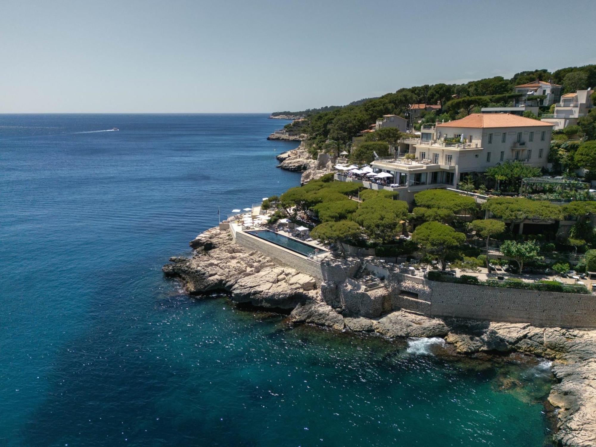 Hôtel Les Roches Blanches Cassis Exterior foto